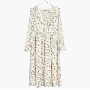 Madewell polkadot Midi Dress